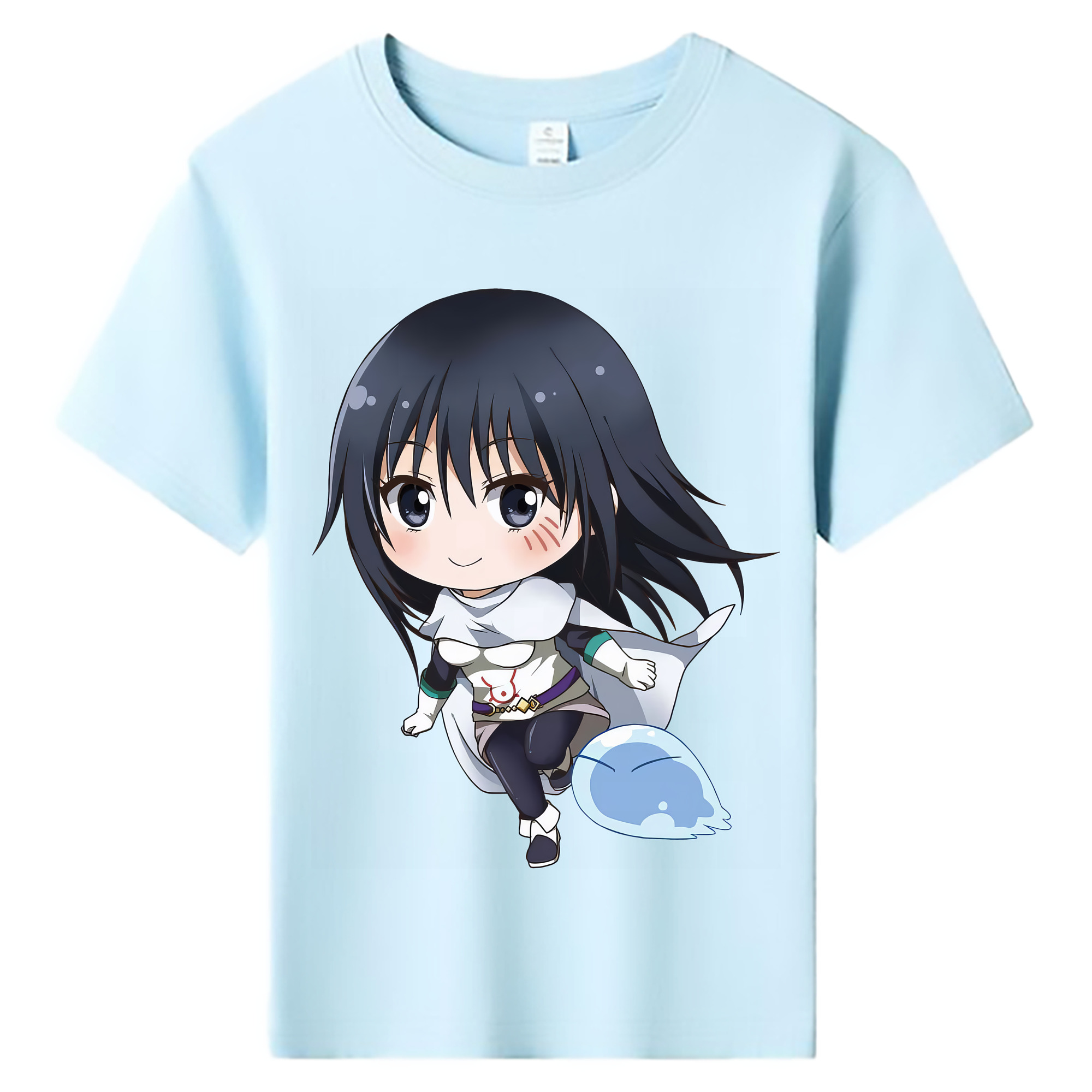 （画像用） 転スラ Regarding Reincarnated to Slime 綿100％キッズTシャツ（フロントプリント）